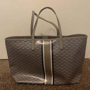 Tory Burch Gemini Link Coated Canvas Tote